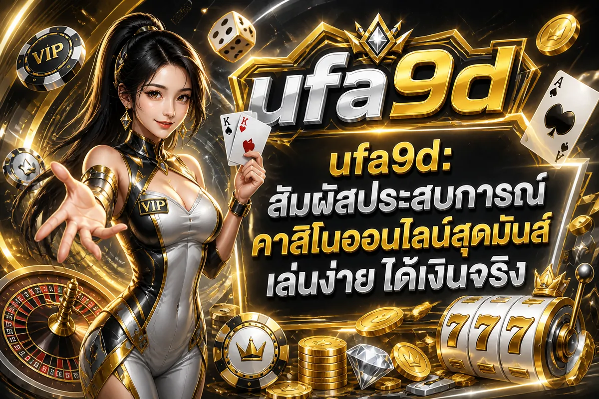 ufa9d: สัมผัสประสบการณ์คาสิโนออนไลน์สุดมันส์ เล่นง่าย ได้เงินจริง